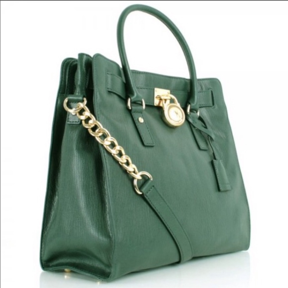 Large Hamilton MK green bag